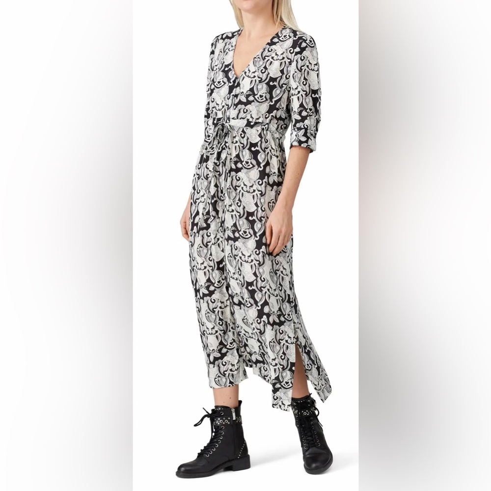 See by Chloe graphic Black and white dress size 36